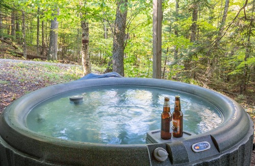Campton House | Resort home with Private hot tub , fireplace, pools, pond, WIFI