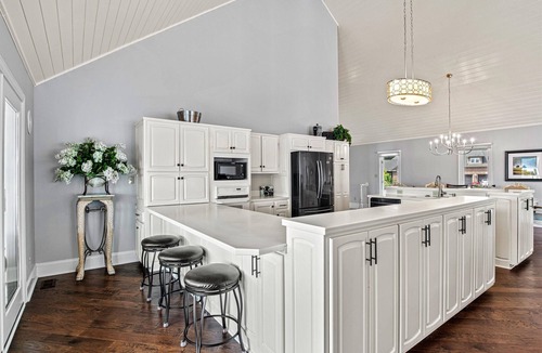 Terrell House | Resort-style Lake Norman home with unbeatable views from shore and pool!