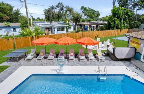 Walsingham House | Resort Style Backyard Pool Movie Game Room