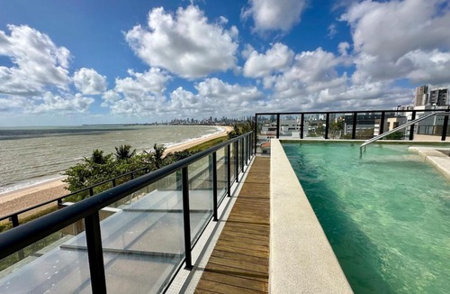 Jardim Oceania Apartment | Restinga 305- Flat vista mar no Bessa - ASKA
