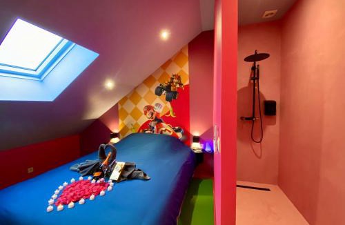 Courcelles Apartment | Retro Gaming Corner - Arcade Games - Jacuzzi - Sauna - Switch 2