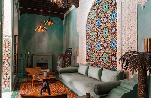Sidi Bou Amar Villa | Riad Marta, swimming pool and staff