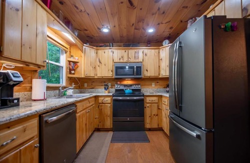 Mineral Bluff House | Ricks Retreat-Log Cabin, near Blue Ridge, hot tub