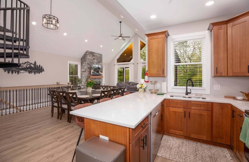 Lake Laura Ski Chalet | Ridge & Water | Pool table, hot tub, fire pit!