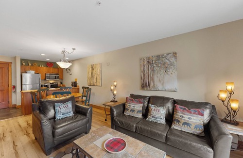 River Run Condo | River Run Condo Close to Gondola, Shops and Dining, Scenic Views from Balcony