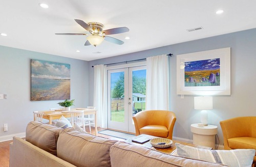 Hanahan House | River-view house close to attractions with pool, firepit, washer/dryer, & grill