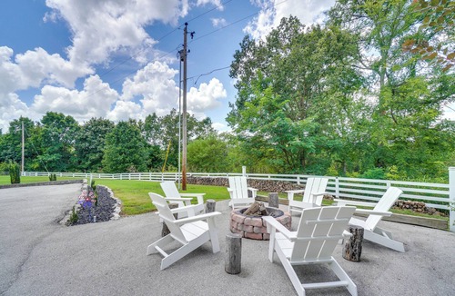 Sloans Valley House | River-View Somerset Home: Large Deck, Fire Pit!