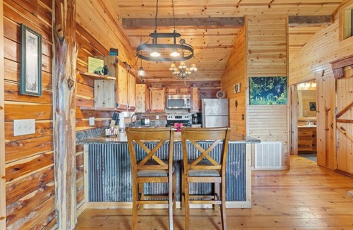 Eureka Springs House | River Views, Hot Tub, King Bed