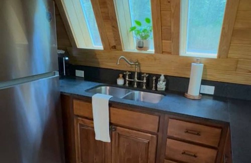 Welcome Cabin | Riverfront A-frame cabin in the woods - minutes from downtown Greenville