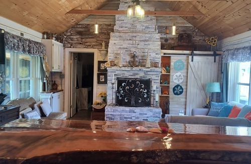 Allen Cabin | Riverfront Cabin Getaway at The Brackish - Pet Friendly!