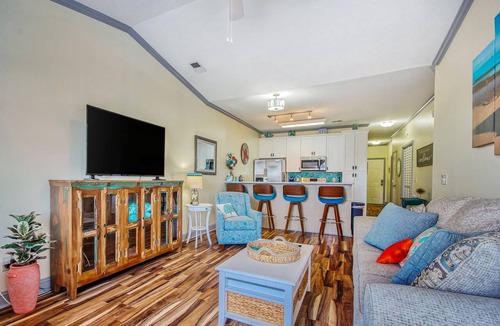 Carolina Yacht Landing Condo | Riverfront condo with WiFi, washer/dryer, central AC, balcony with a view
