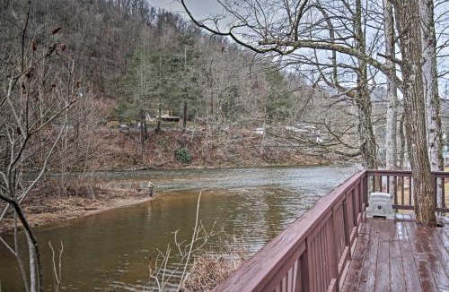 Leadsville House | Riverfront Elkins Home w/Fireplace & Deck!