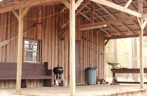 Waynesville Cabin | Riverfront Getaway Cabin with a Boat Ramp Access near Brunswick in Southeast Georgia