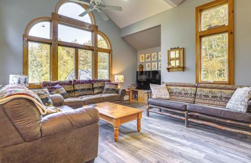 Bridgewater Corners House | Riverfront Home w/Hot Tub Near Killington Resort