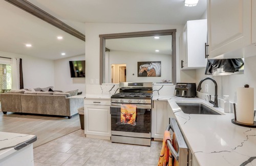 Cotter House | Riverfront Home w/Porches & Views in Cotter!