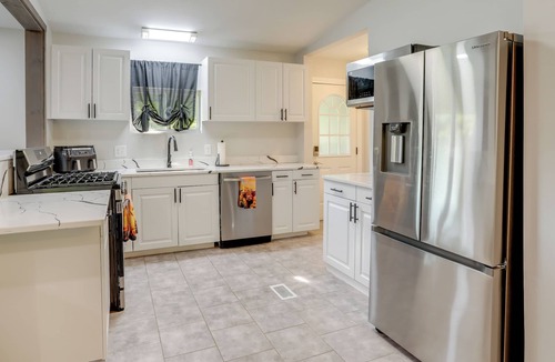 Cotter House | Riverfront Home w/Porches & Views in Cotter!