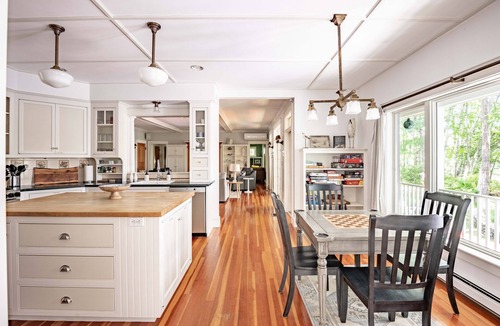 Kennebunkport House | Riverfront Home w/Private Dock, Kayaks, Close To Dock Square! Dogs Allowed!