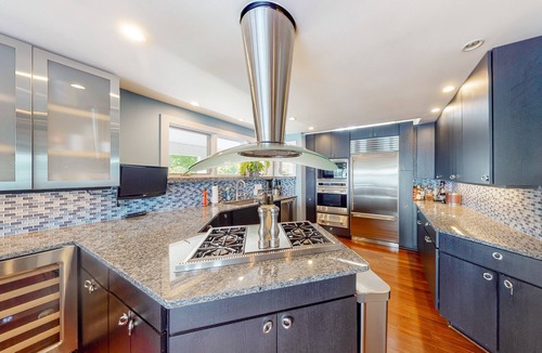 Herald Harbor House | Riverfront home with private dock, foosball table, fireplace, river views
