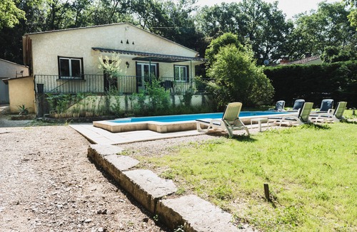 La Roque-sur-Ceze House | Riverfront house with pool at the foot of the Cascades du Sautadet
