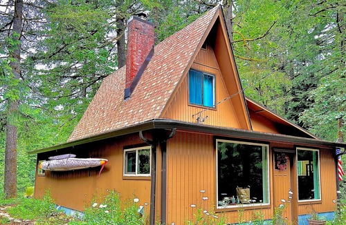 Washougal House | Riverfront house with hot tub, woodstove, beautiful views, patio, firepit & W/D