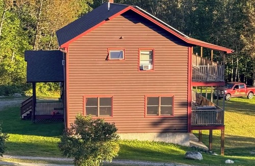 The Forks Cabin | Riverfront King Room in West Forks, Maine