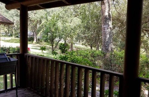 Nahunta Cabin | RIVERFRONT Log Cabin in South GEORGIA Woods near St. Simons, JAX Airport