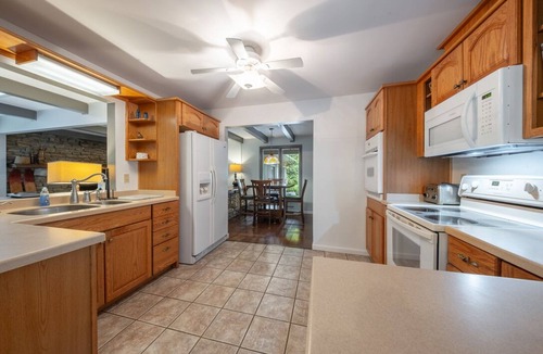 Elkins House | Riverfront Mountain Getaway with Hot Tub, Fire Pit, Swimming Hole & Fishing