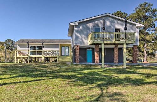 New Bern House | Riverfront New Bern House: Gourmet Kitchen & View!