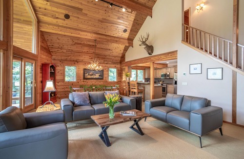 Bigfork House | Riverfront property on the Swan River w/A/C, fireplace & fire pit - Swan River Retreat