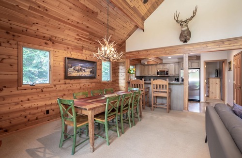 Bigfork House | Riverfront property on the Swan River w/A/C, fireplace & fire pit - Swan River Retreat