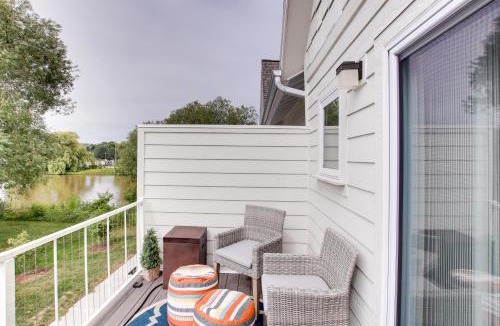 Sheboygan House | Riverfront Sheboygan Townhome w/Grill!