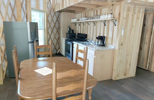 Glen Lyn Cabin | Riverside Mongolian Yurt Glamping Retreat for Six in Virginia