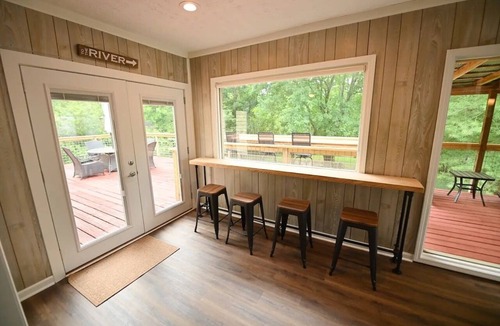 Lawrenceburg House | Riverside Roost -bourbon themed waterfront home