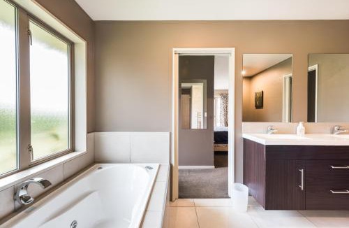 Rolleston House | Rolleston Paradise-Master Bedroom with Ensuite Only