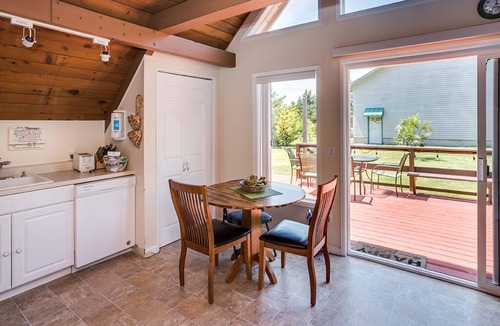 Rockaway Beach House | Romantic A-Frame Beach Cottage, Blocks to the Beach, Deck, Fireplace and Firepit