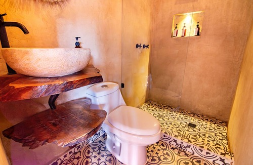 Villa de Leyva Cabin | Romantic Cabin : Stone bathtub and private fire pit