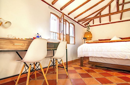 Villa de Leyva Cabin | Romantic Cabin : Stone bathtub and private fire pit