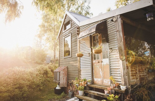 Thornton Cabin | Romantic Cabin for two, nestled in farmland. Valley views, sunsets and wildlife.