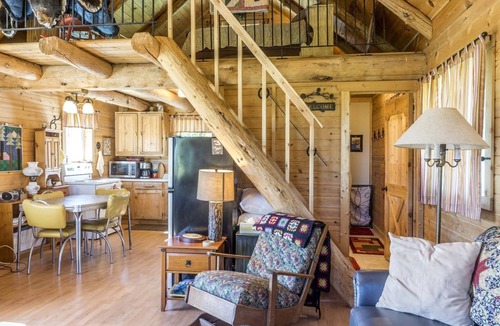Whitehall Cabin | Romantic Cabin Rental with a Delightful Porch near Ennis, Montana