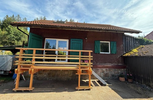Barental Cabin | Romantic little log cabin, dogs welcome (fenced small garden)