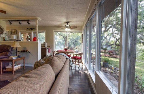 Georgetown Cabin | Romantic Luxury Cottage Rental for Two with Fireplace in Texas Hill Country