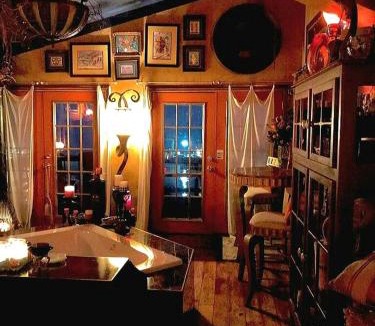 Bacliff House | Romantic Open-Concept Couples Suite with Private Jacuzzi & Balcony Views in Bacliff, Texas