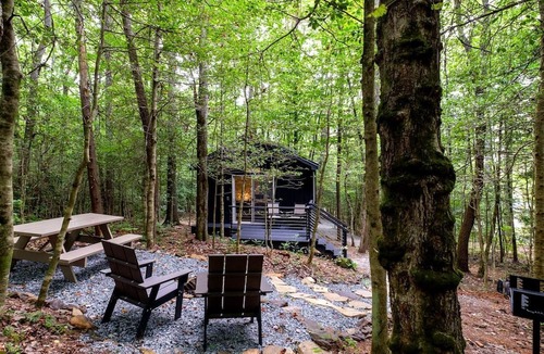 Balsam Grove Cabin | Romantic Retreat: Pet-Friendly Luxury Cabin in Enchanting Transylvania County
