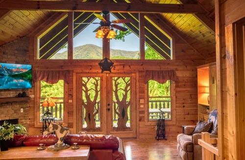 Wears Valley Cabin | Romantic, Secluded Cabin w/stunning views, hot tub, pool table & nearby draws