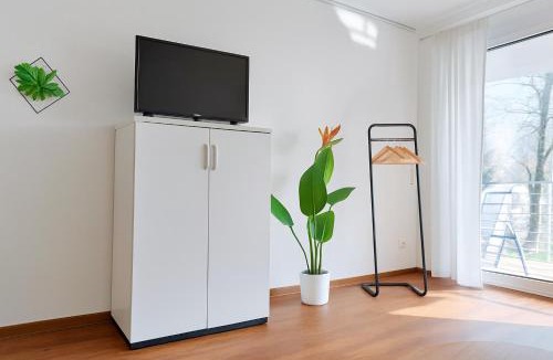 Langenau Apartment | Rooftop Apartments L2 - Studioappartment mit Balkon für 3 Personen