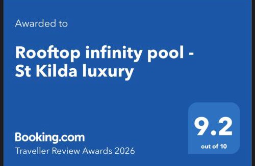 St Kilda Apartment | Rooftop infinity pool - St Kilda luxury