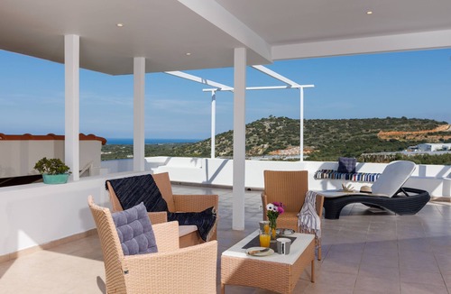 Malia Apartment | Rooftop loft with an amazing view