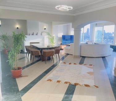 Downtown Cairo Apartment | Rooftop Nile Duplex Panoramic View