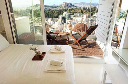 Pangrati Apartment | Rooftop studio with Acropolis view just next to Panathenaic Stadium - 280 Athens view