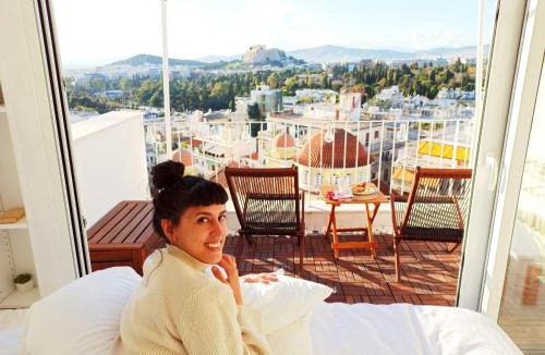 Pangrati Apartment | Rooftop studio with Acropolis view just next to Panathenaic Stadium - 280 Athens view